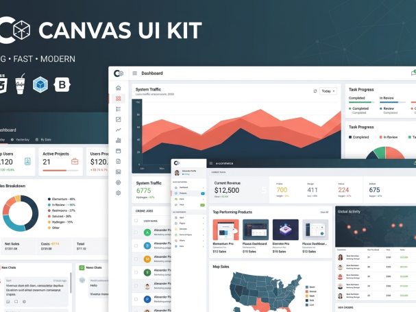 UI canvas kit