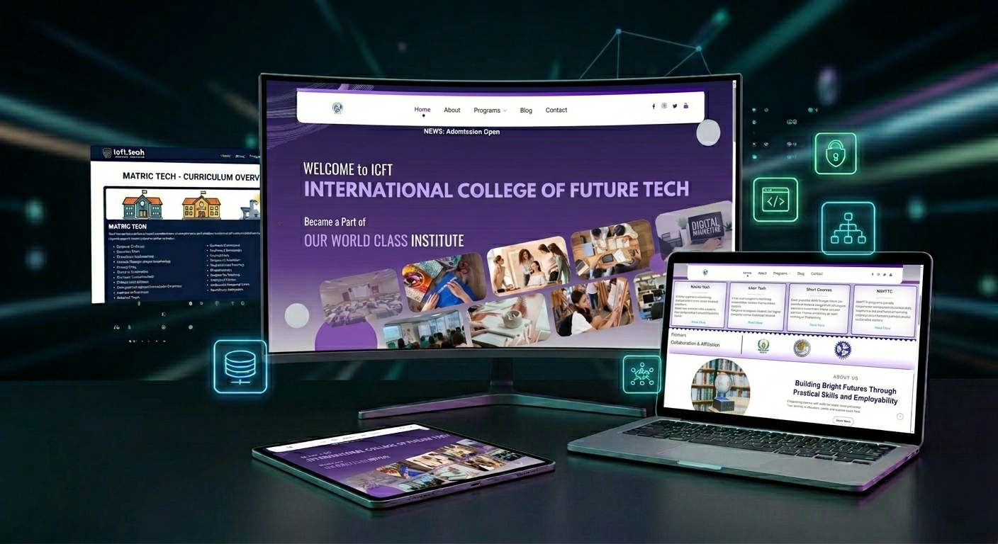 college website portfolio