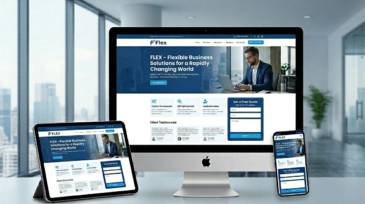 corporate business website portfolio