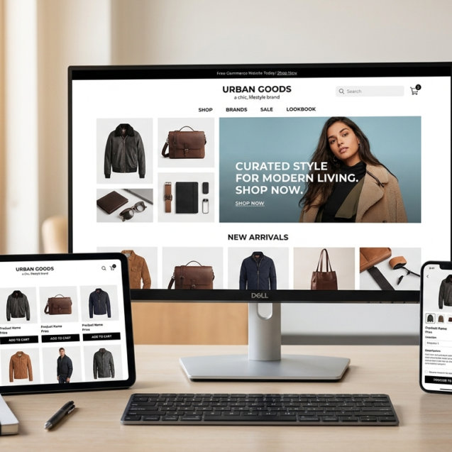 portolio e-commerce wesite