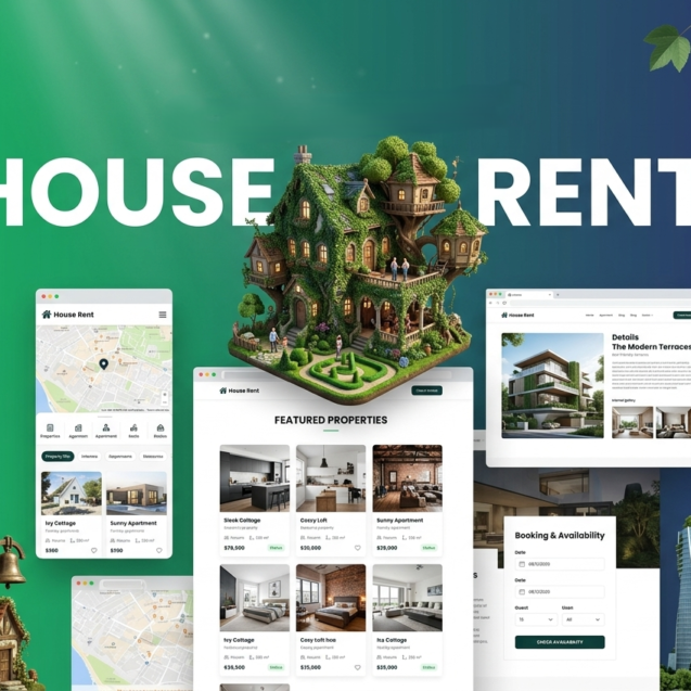 portfolio house rent website